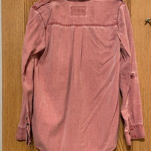 Red Express boyfriend shirt size M